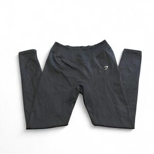 Gymshark Sweat Seamless Snatched‎ Waist Black Leggings